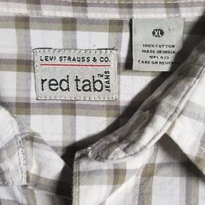 Levi's red tab shirt